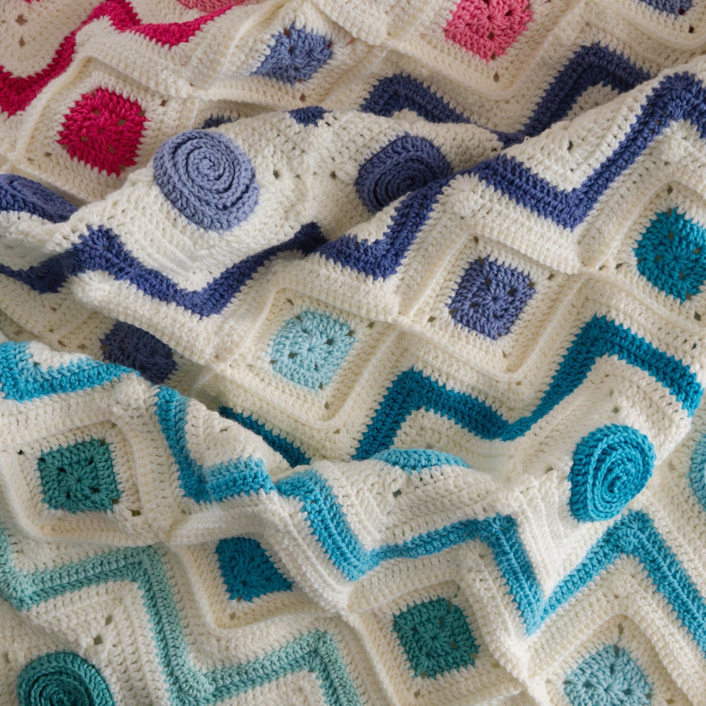 Modern Granny Square Blanket