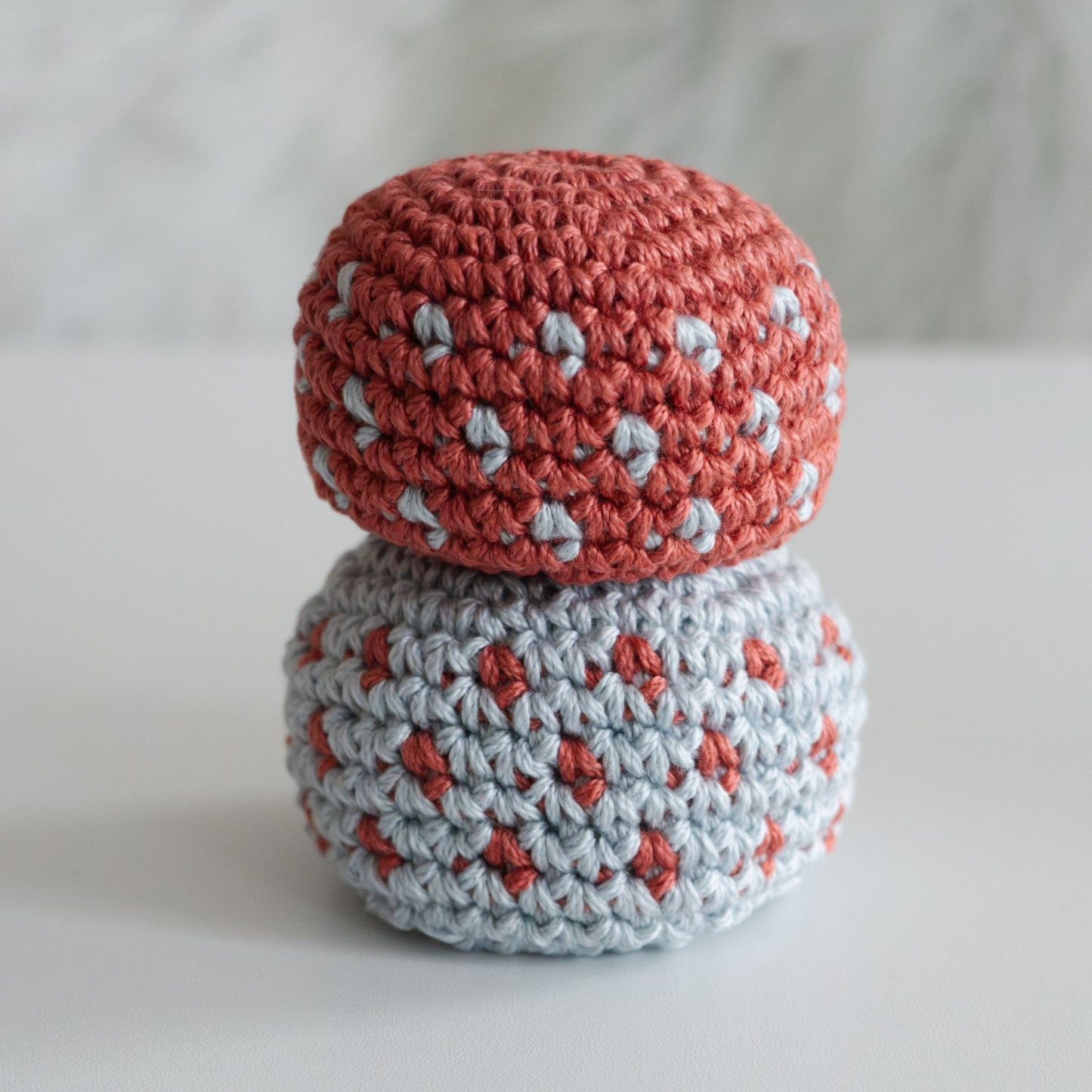 Polka Dot Crochet Hacky Sack