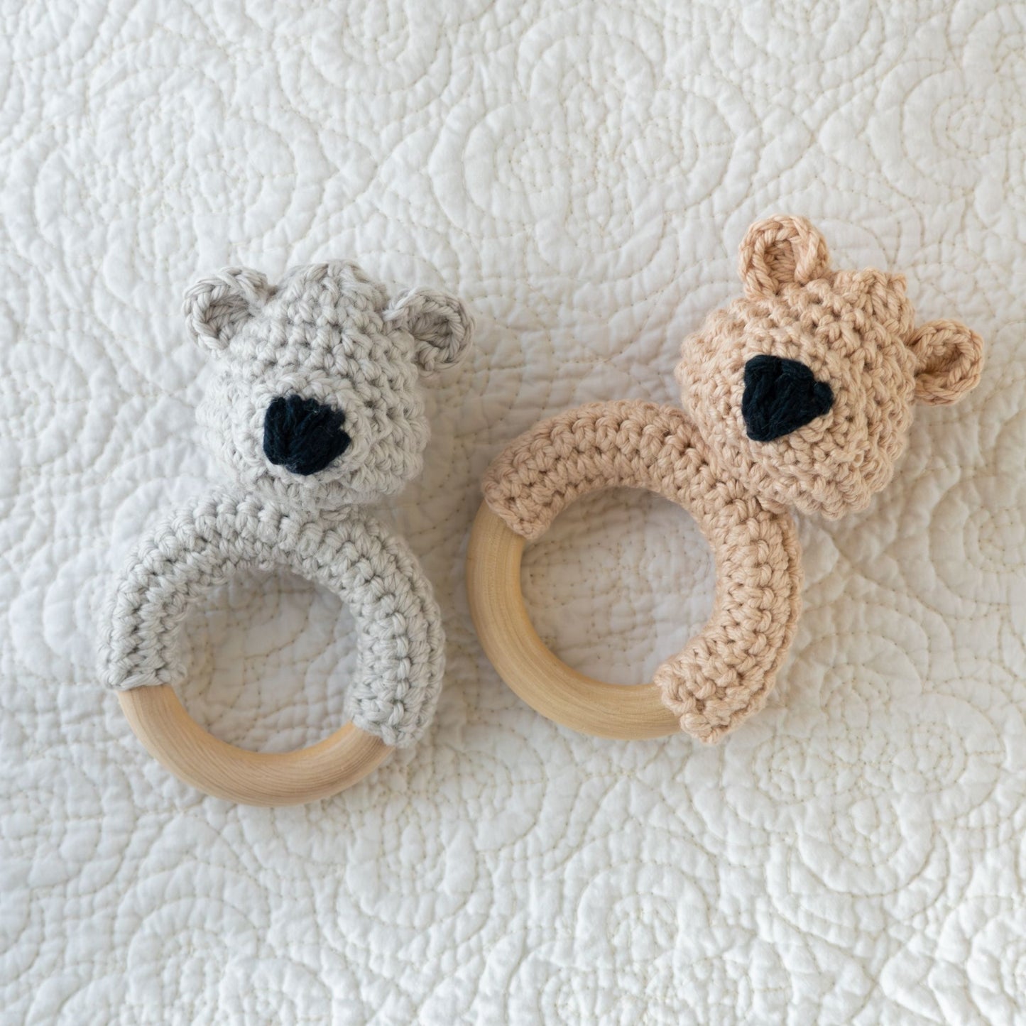 Teddy Bear Crochet Baby Teether