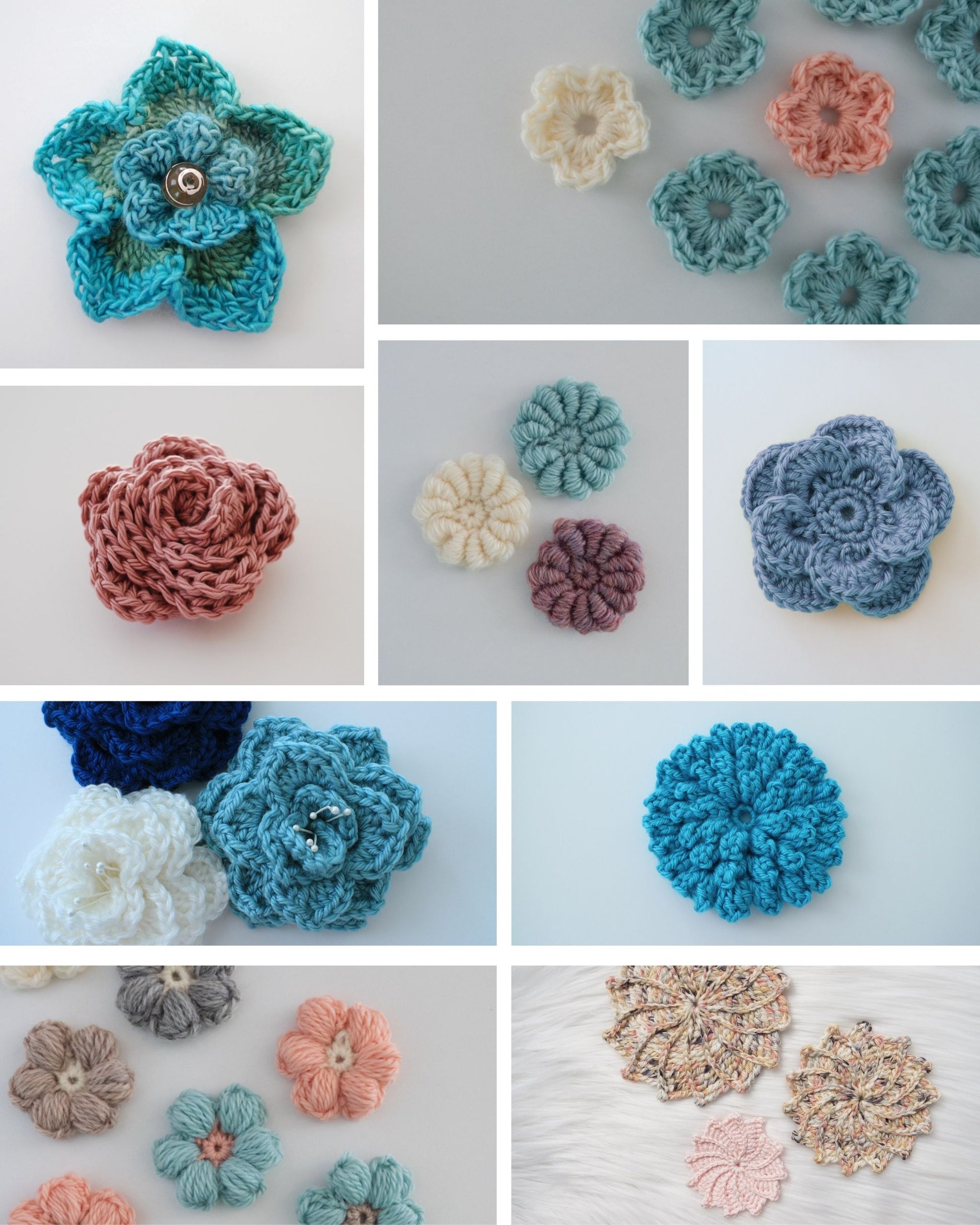 Easy Crochet Flower with Open Loop Petals Pattern - Single Girl's DIY