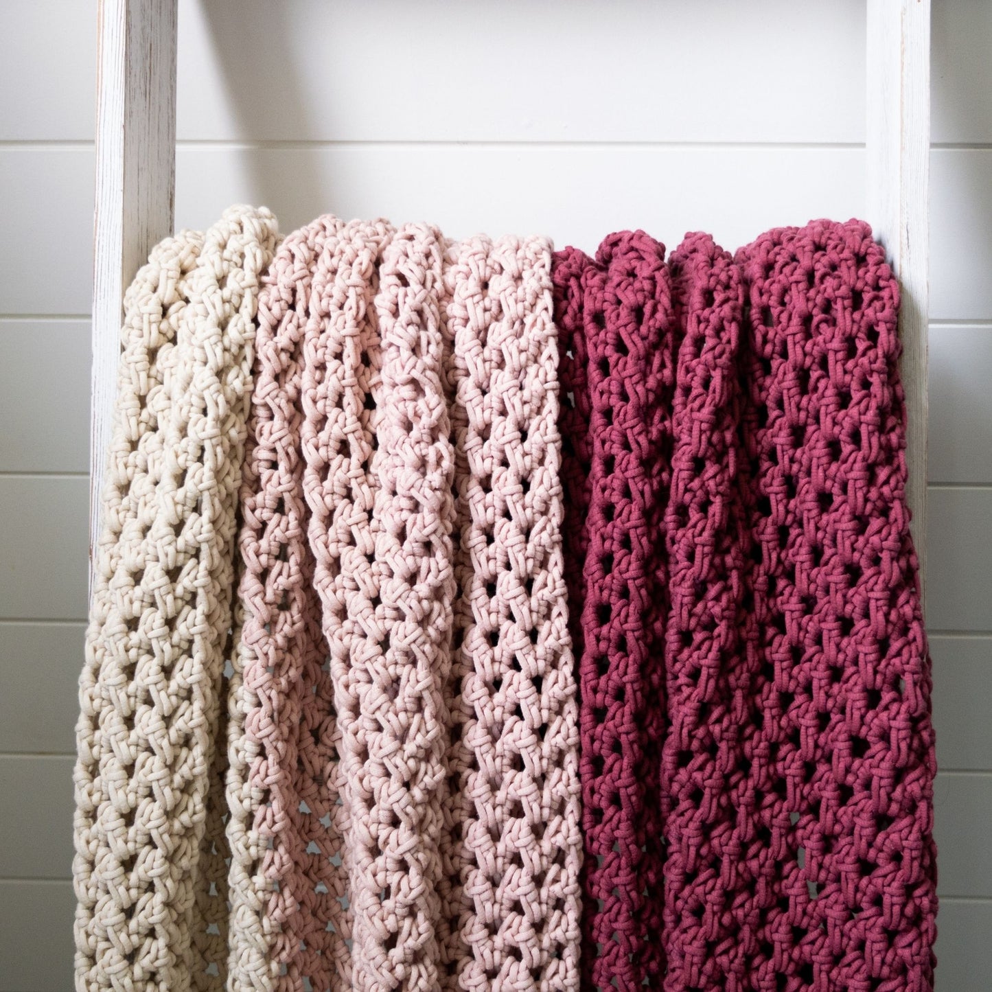 Airy Woven Summer Crochet Blanket