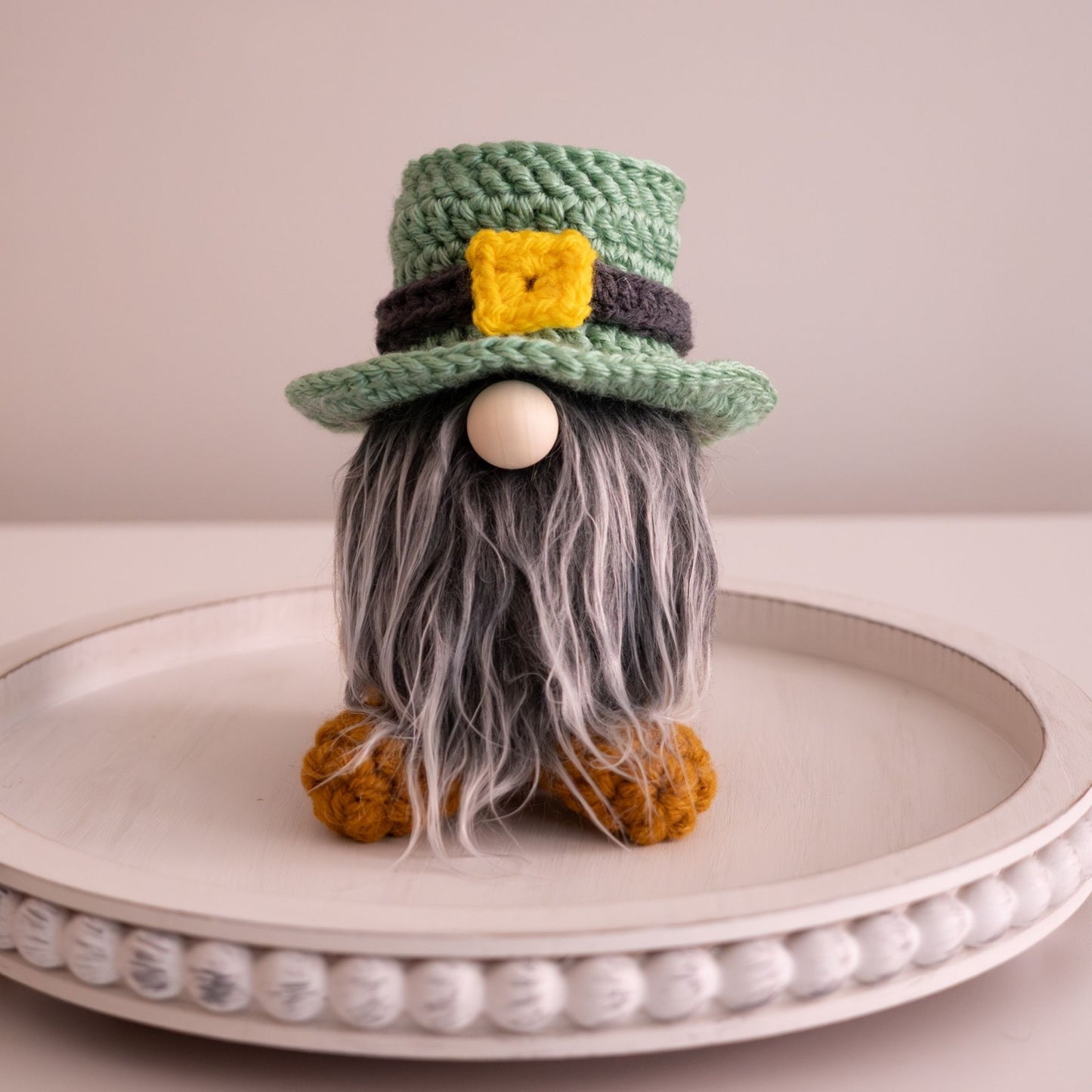 St. Patrick's Day Crochet Gnome