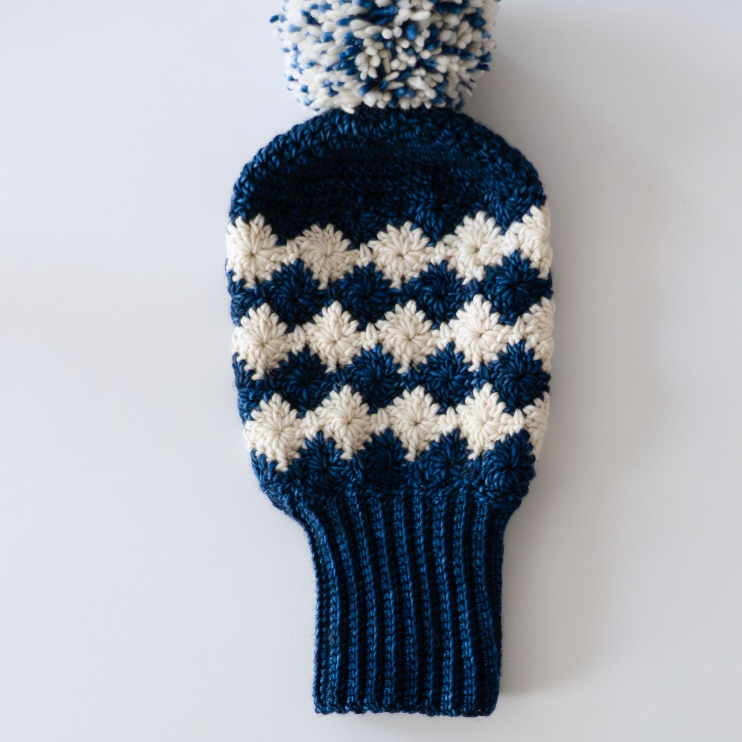 Harlequin Crochet Golf Club Cover