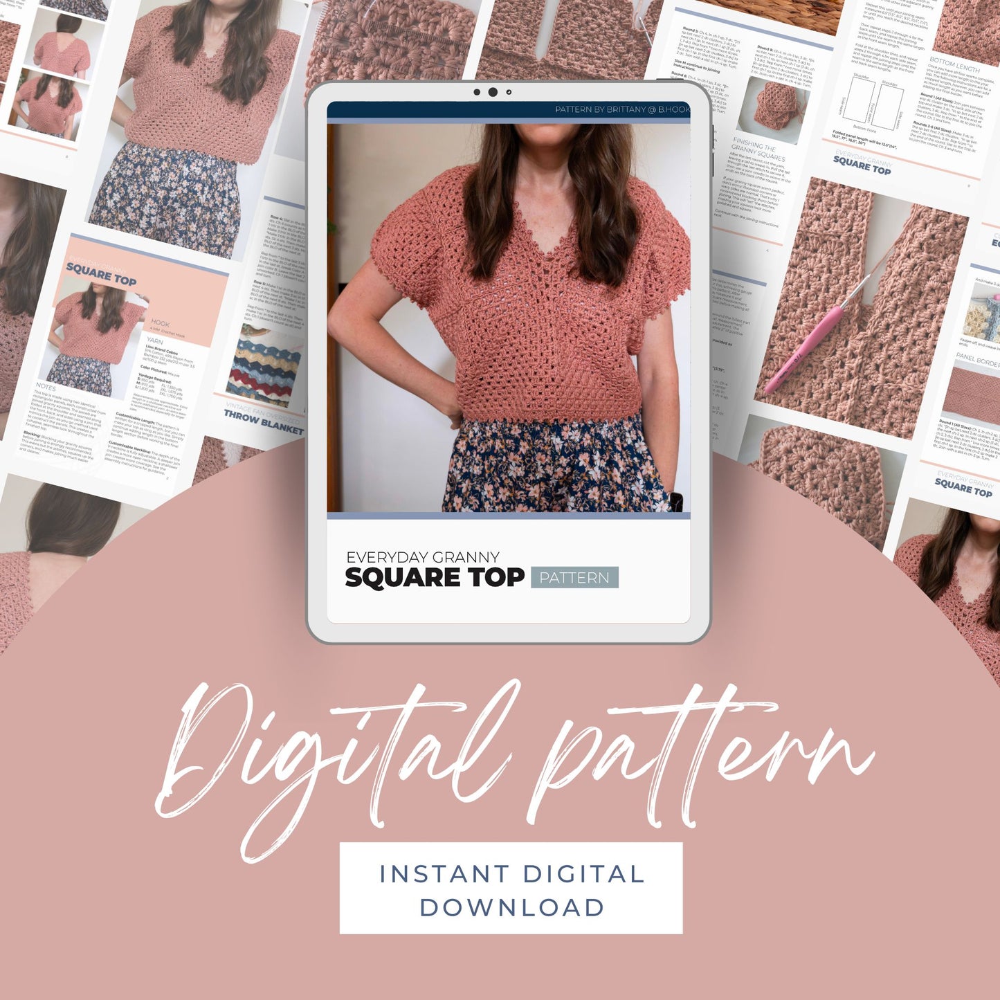 Everyday Granny Square Top