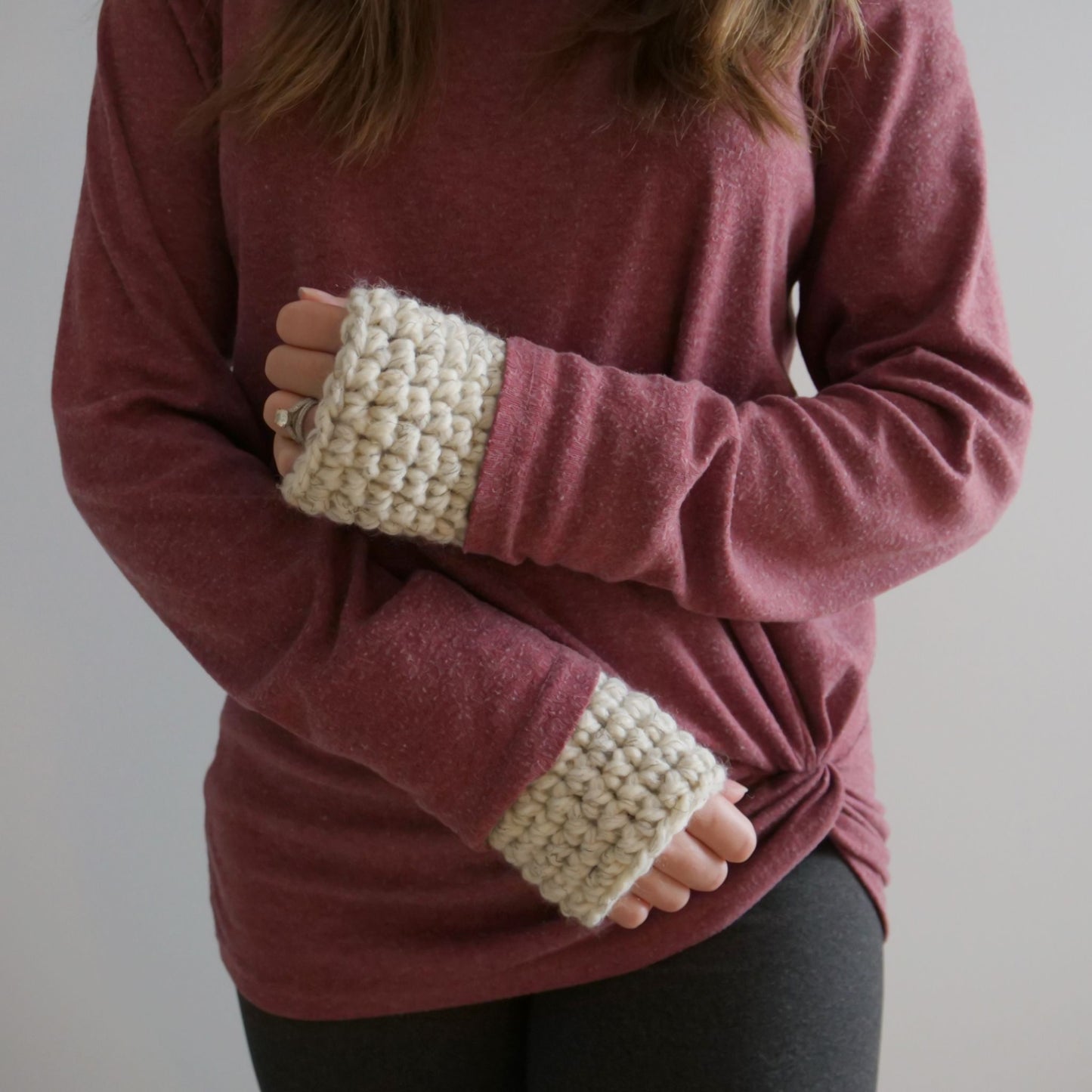 Beginner Crochet Wrist Warmers