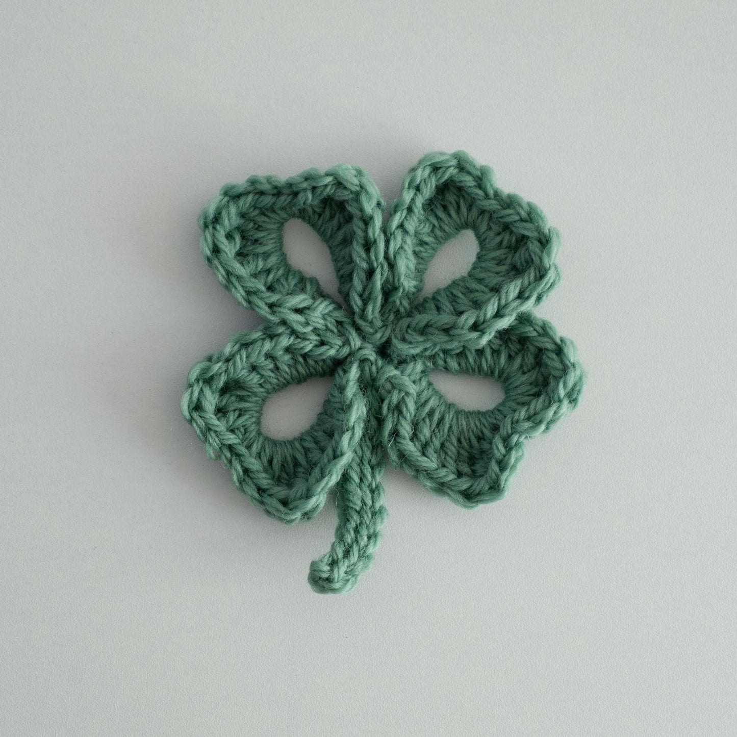 Crochet Four Leaf Clover