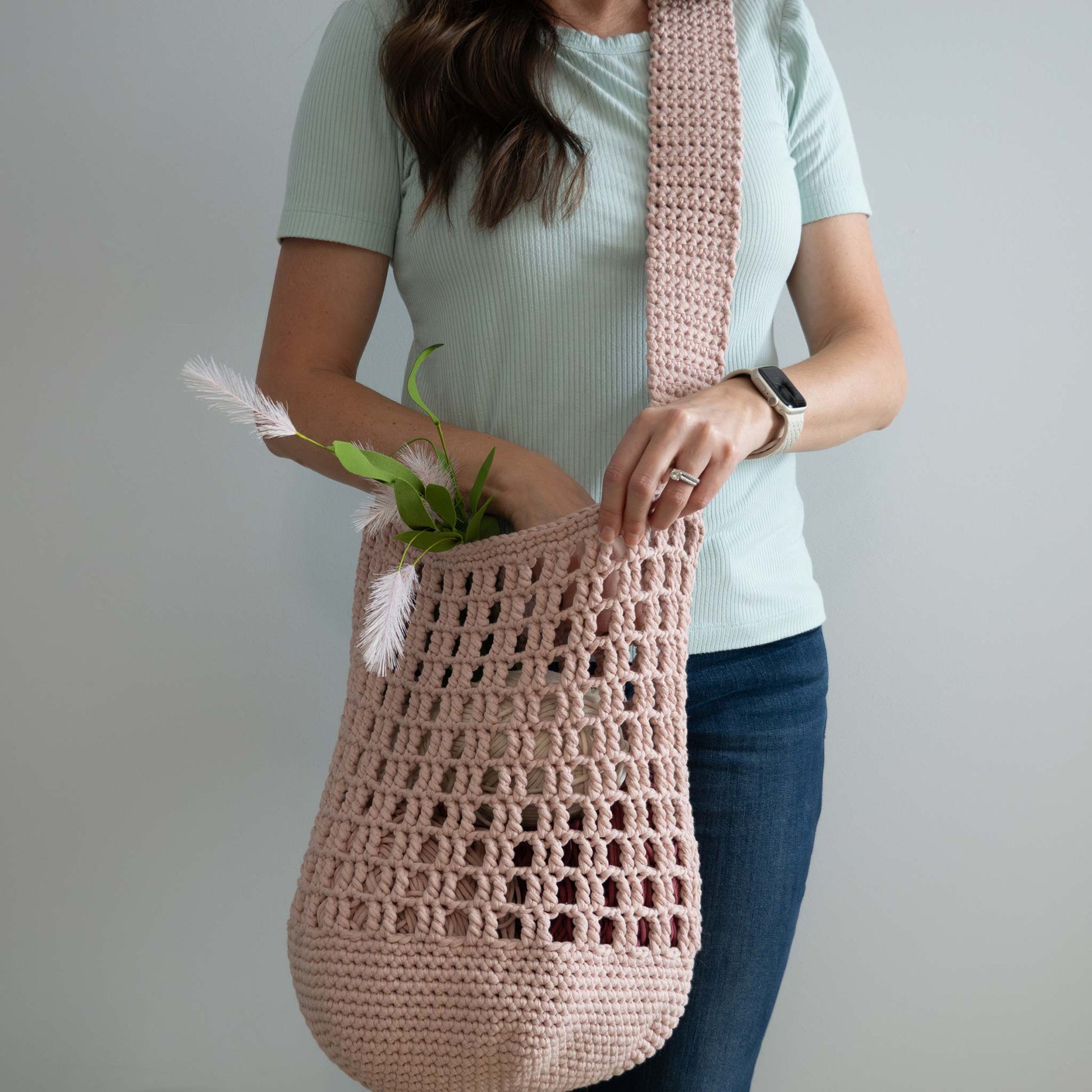 Simple Crochet Market Bag –