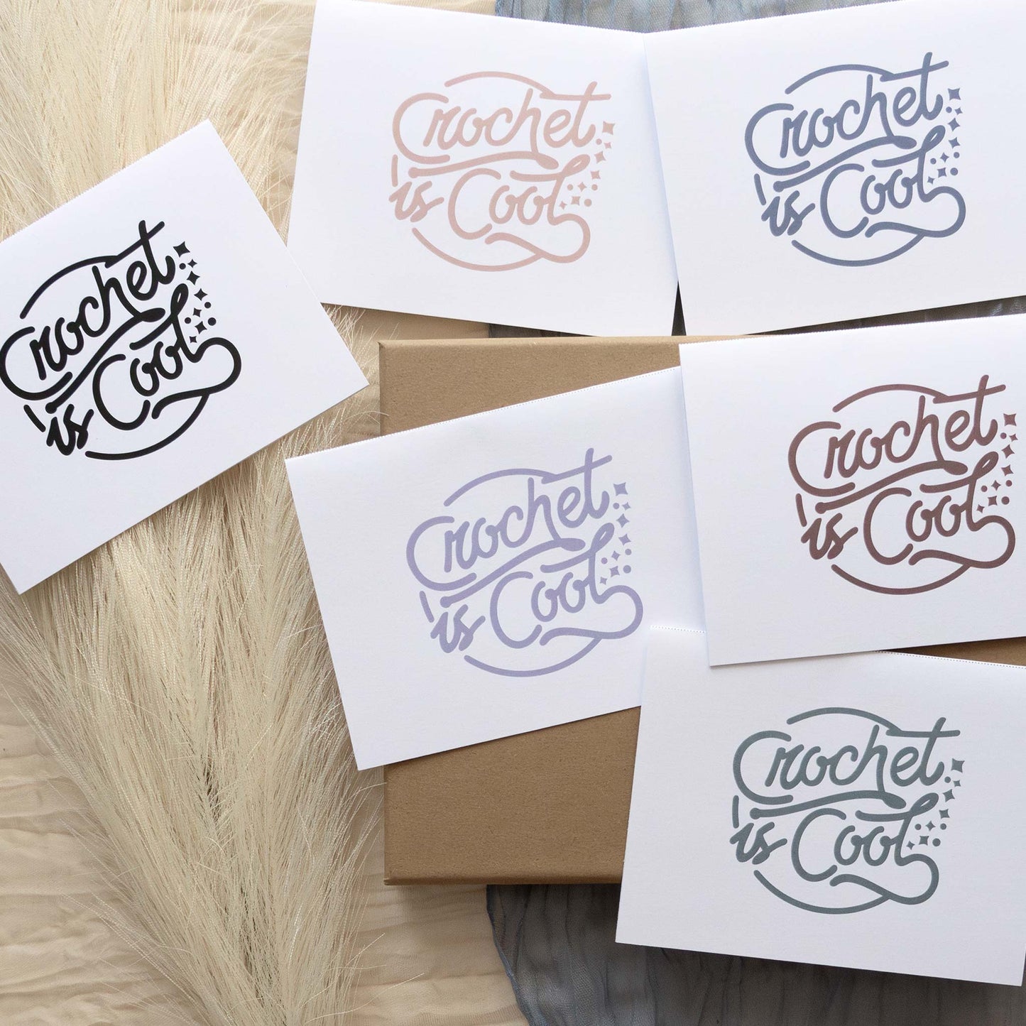 Printable "Crochet is Cool" Note & Care Card