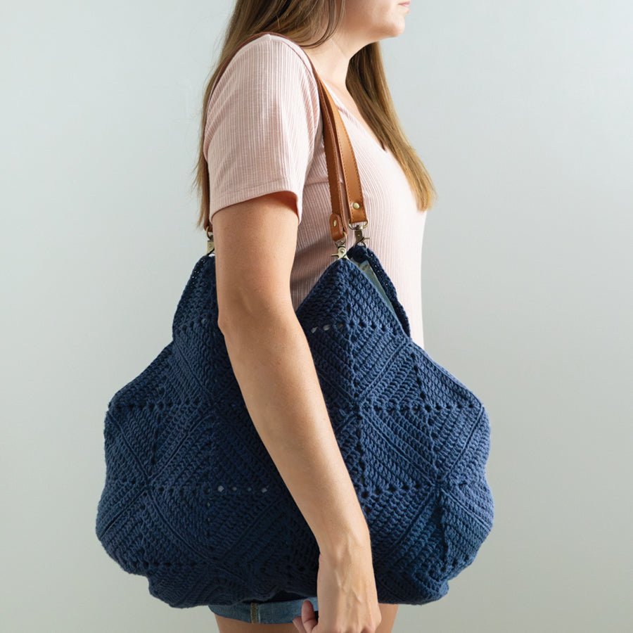 Easy Crochet Granny Square Bag PDF