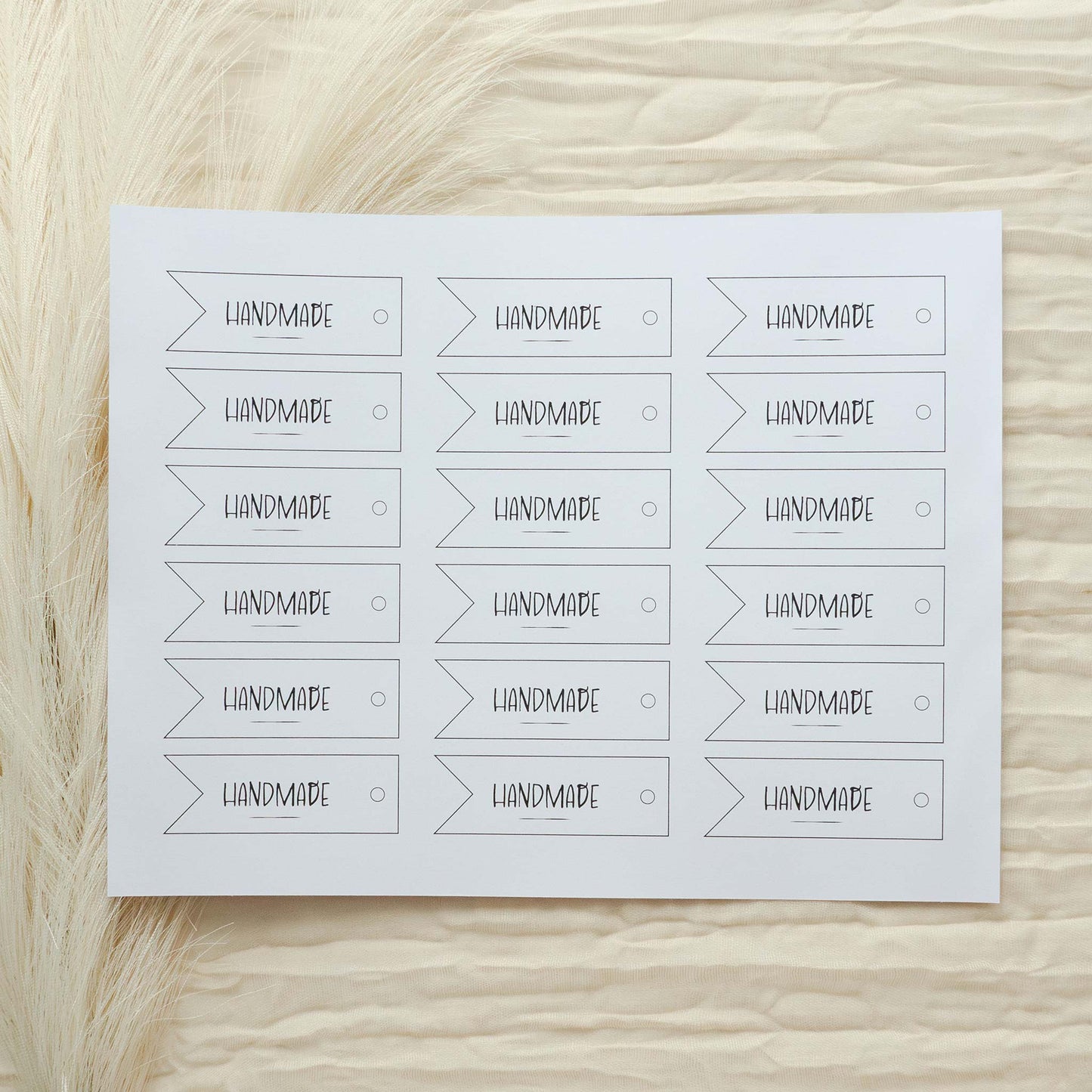 Printable "Crochet is Cool" Note & Care Card