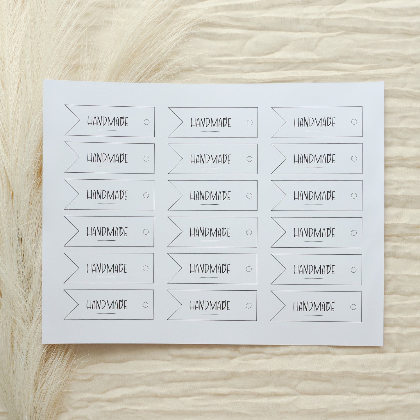 Printable "Happy Hooker" Note & Care Card