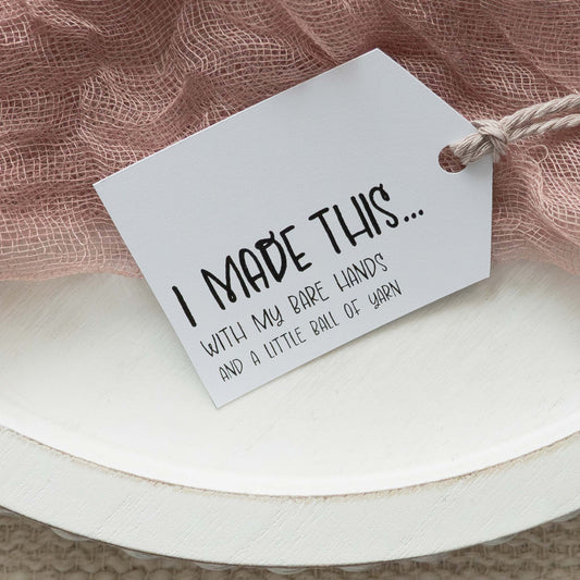 Printable "I Made This" Tags