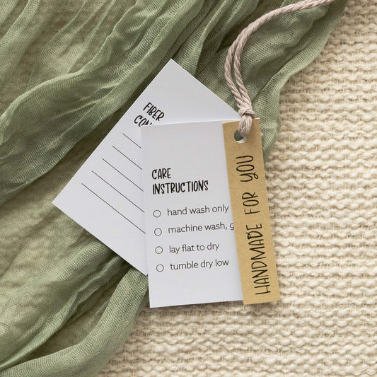 Printable Layered "Handmade" Tags