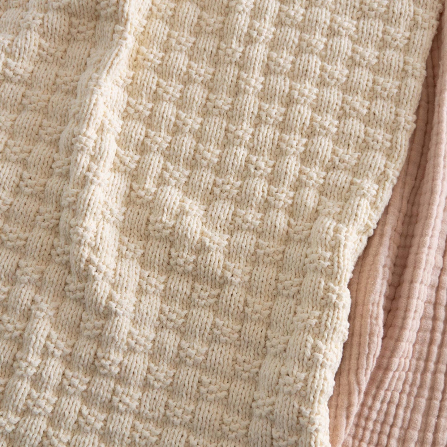 Modern Cuddle Knit Baby Blanket PDF