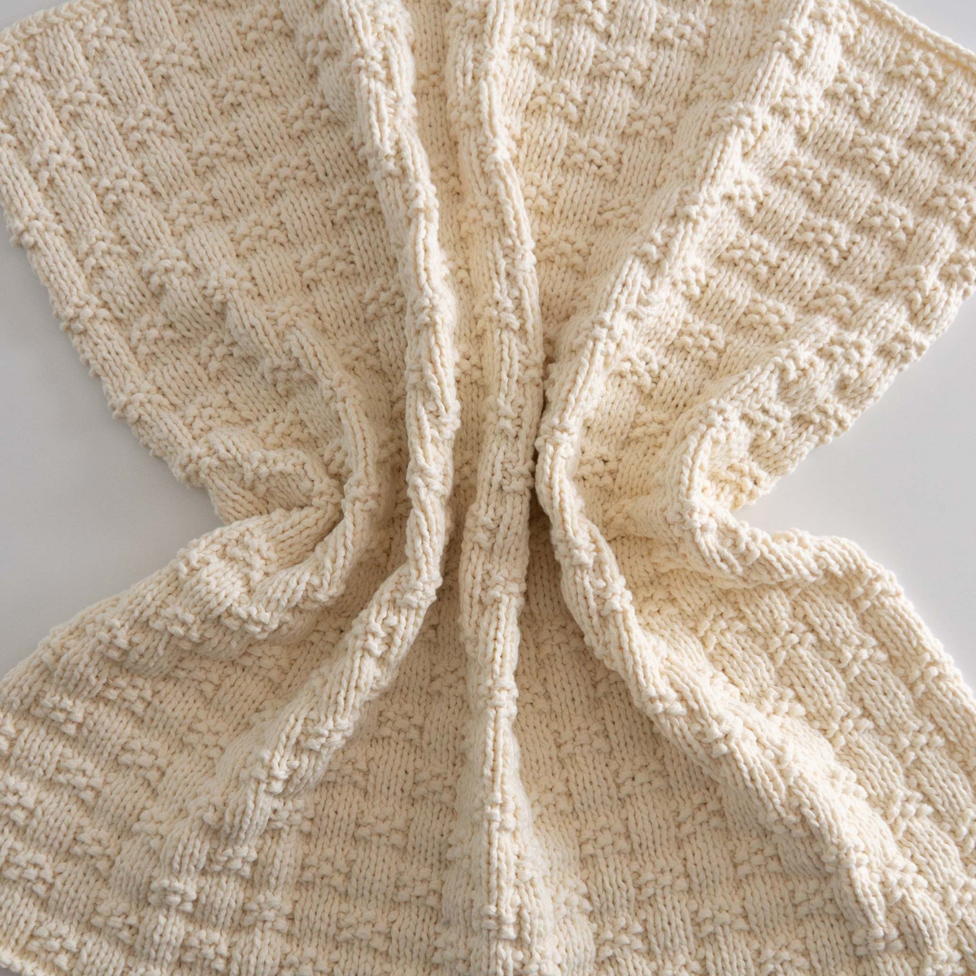 Crochet Stitch Dreamy Basket Weave Baby Blanket Pattern