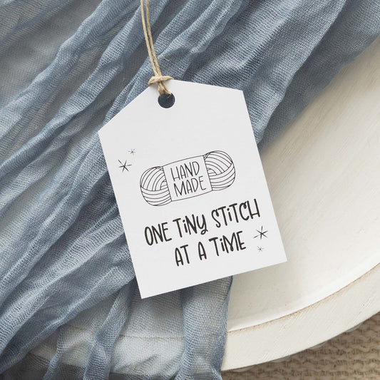 Printable "One Tiny Stitch" Tags
