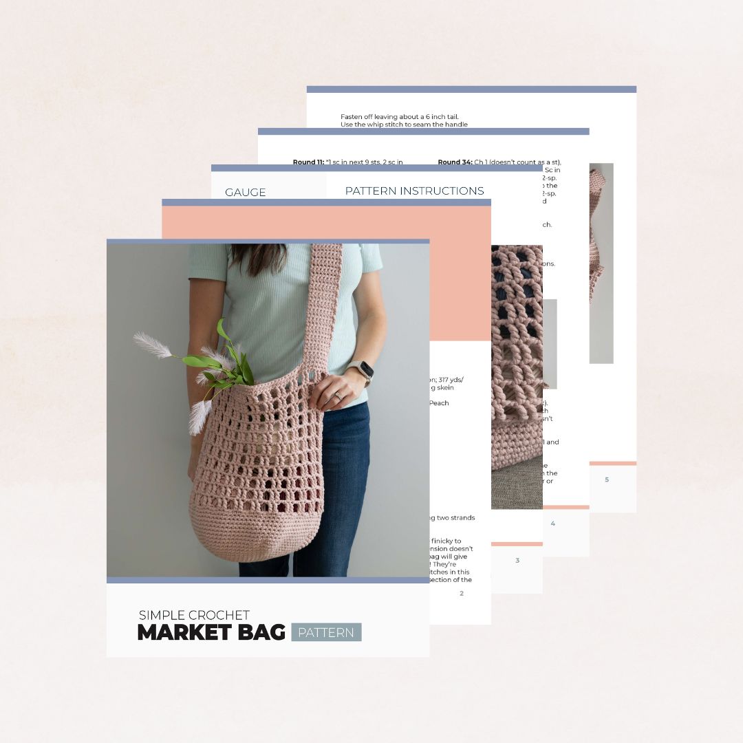 Simple Crochet Market Bag PDF