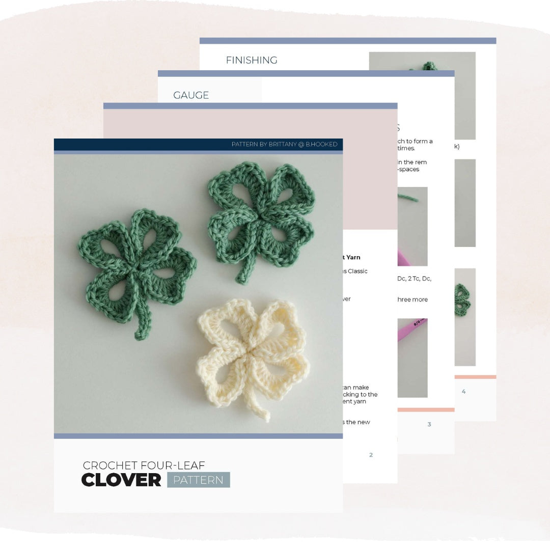 Crochet Four Leaf Clover PDF