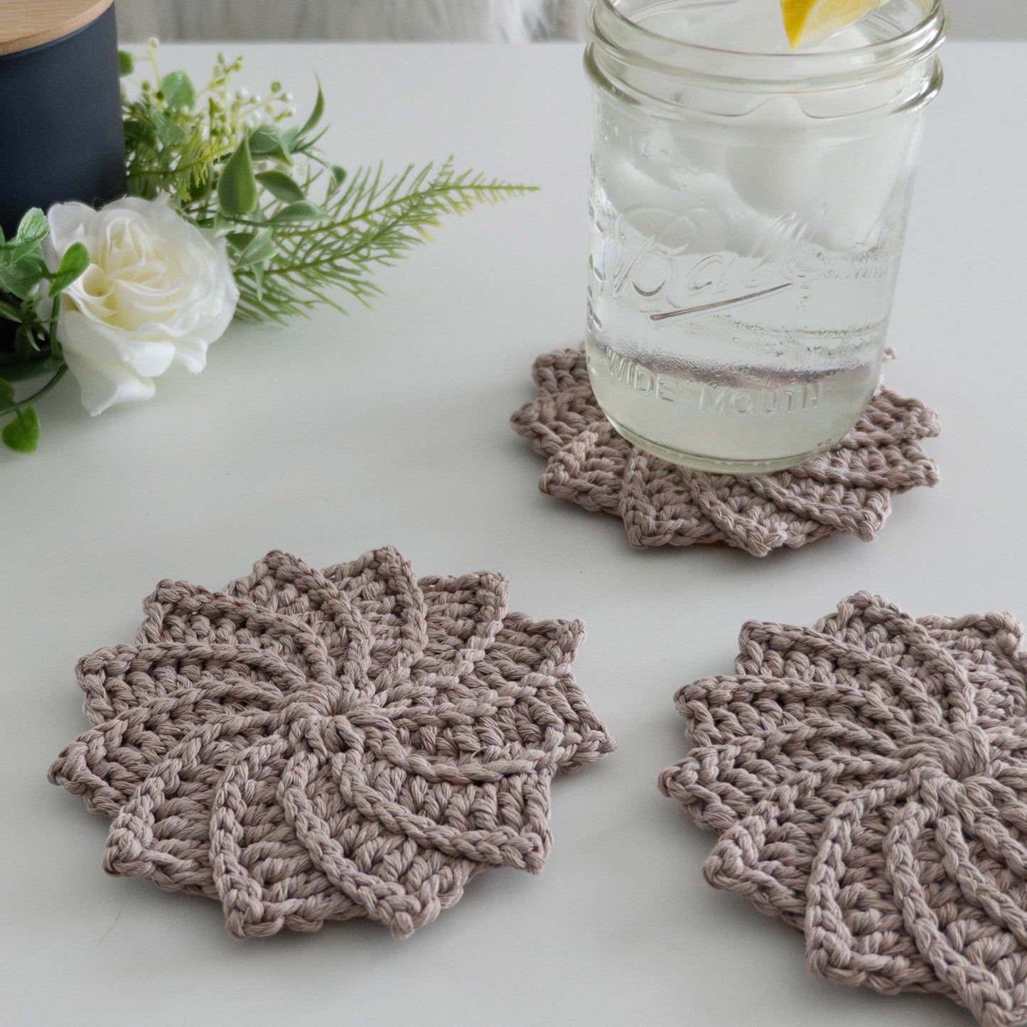 The Perfect Crochet Coasters