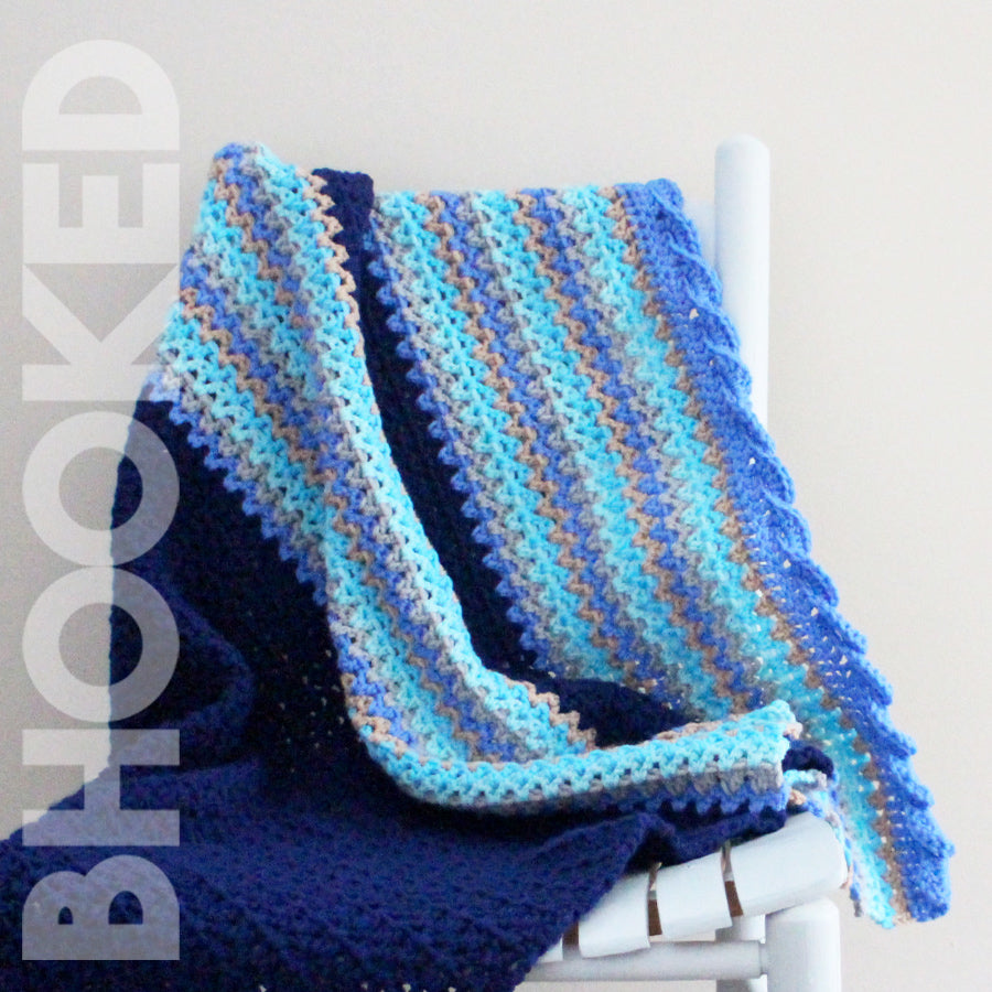 Baby Waves Crochet Baby Blanket