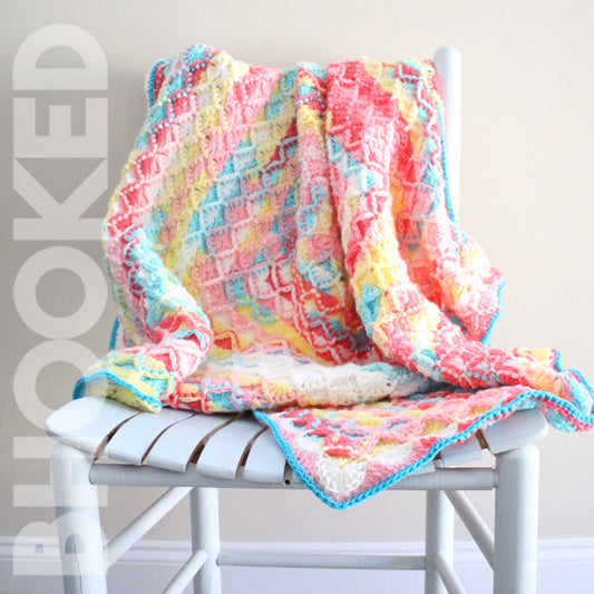 Catherine Wheel Crochet Baby Blanket PDF