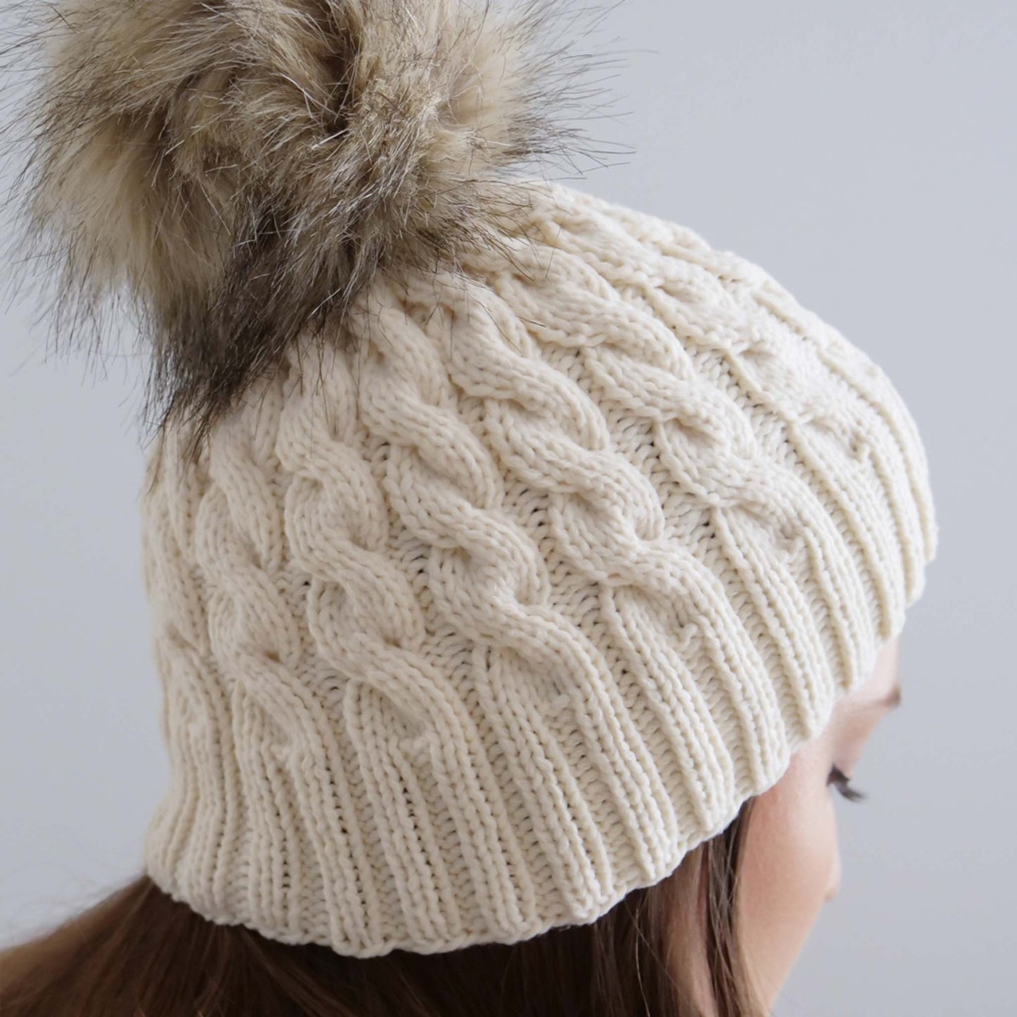 Classic Cable Knit Hat PDF