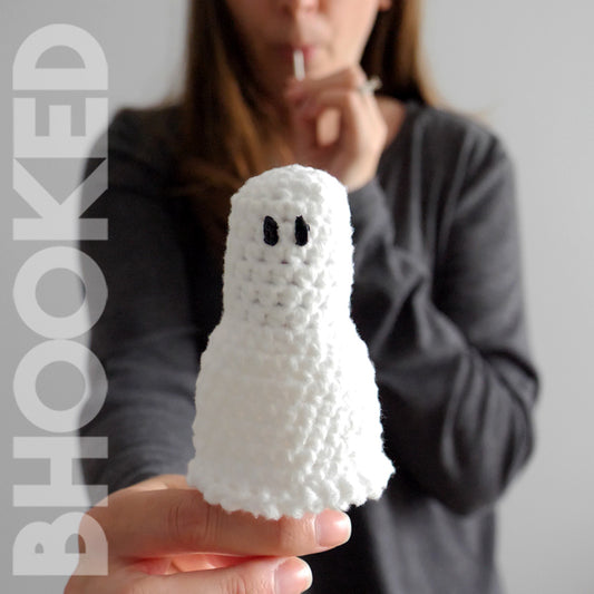 Crochet Ghost Lollypop Covers PDF