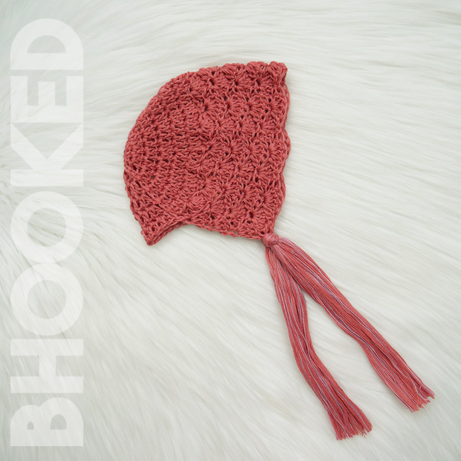 Delicate Lace Crochet Baby Bonnet PDF