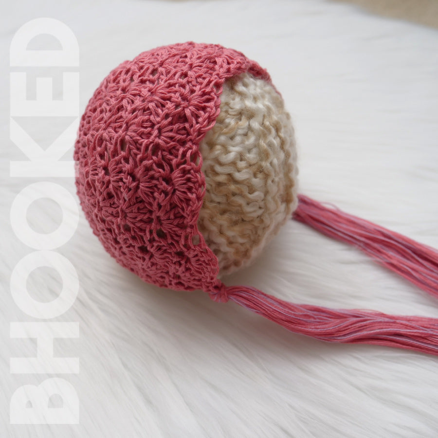 Delicate Lace Crochet Baby Bonnet PDF