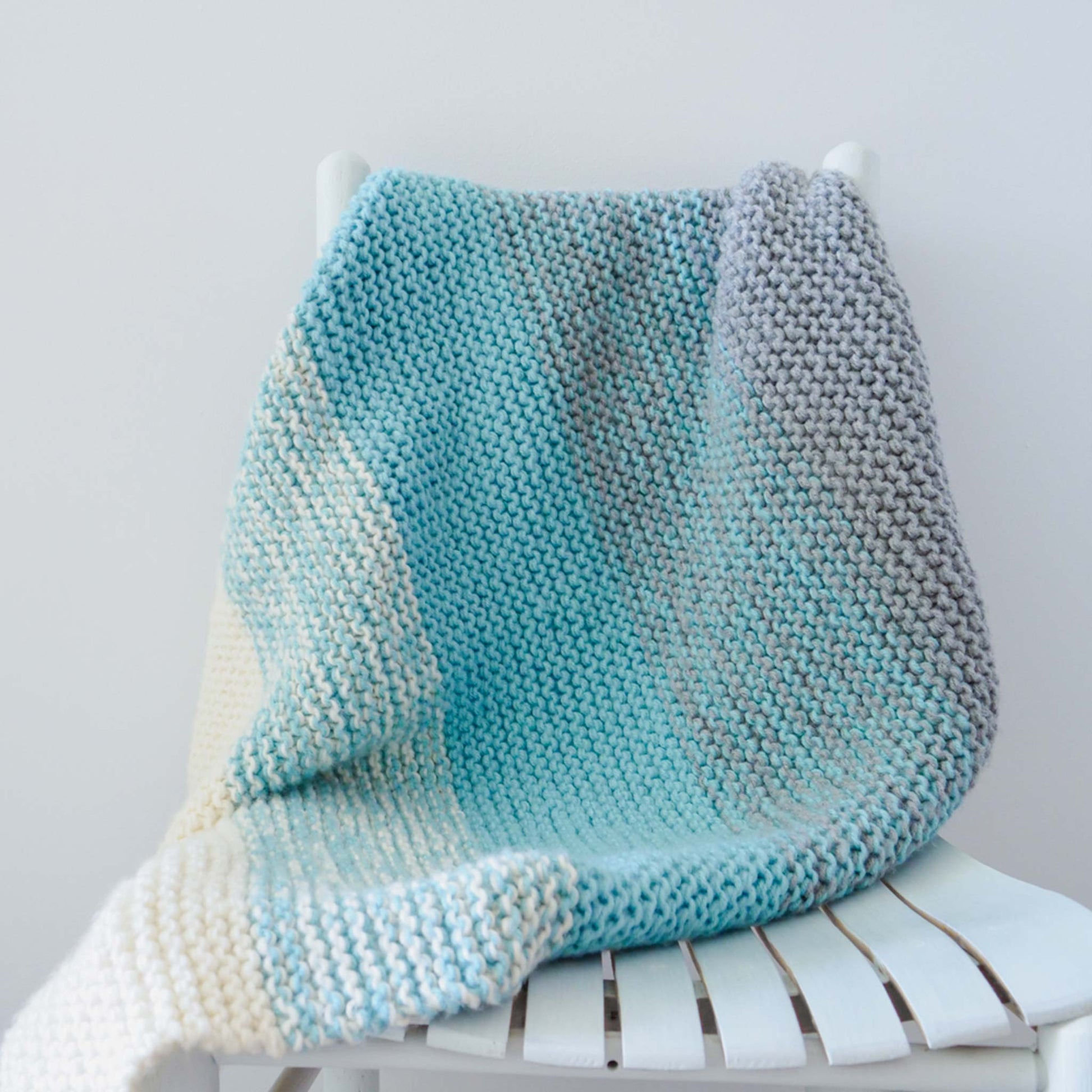 Easy Knit Baby Blanket – - Main Image