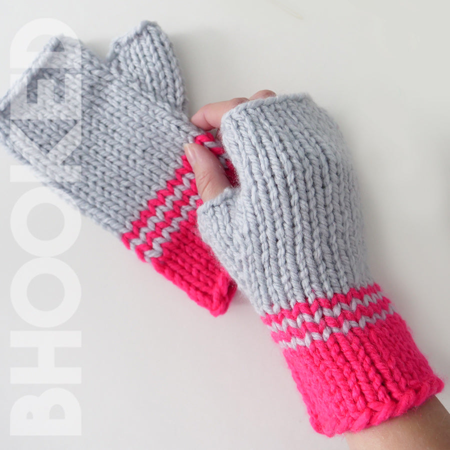 Easy Knit Fingerless Gloves PDF