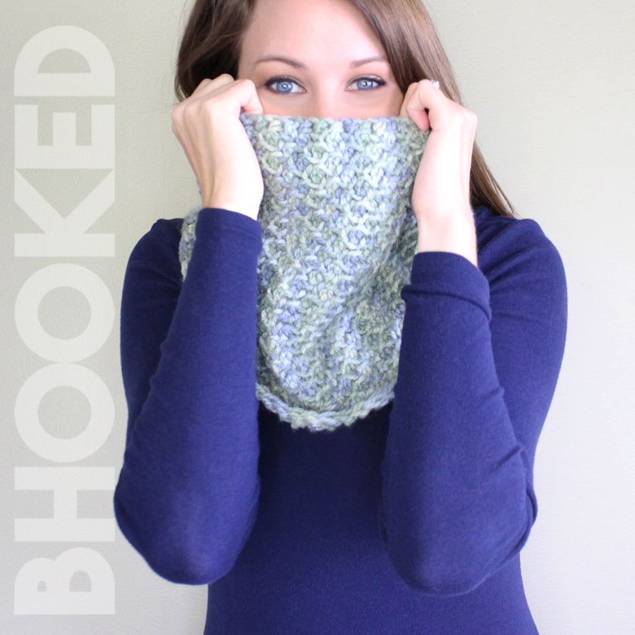 Easy Tunisian Crochet Cowl PDF