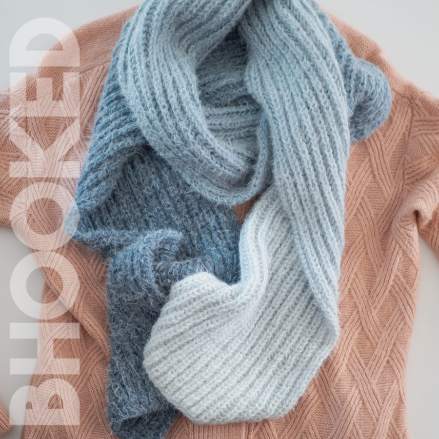 Easy Fisherman's Rib Knit Scarf PDF