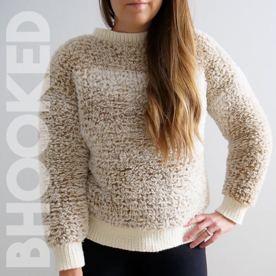Faux Fur Knit Sweater PDF