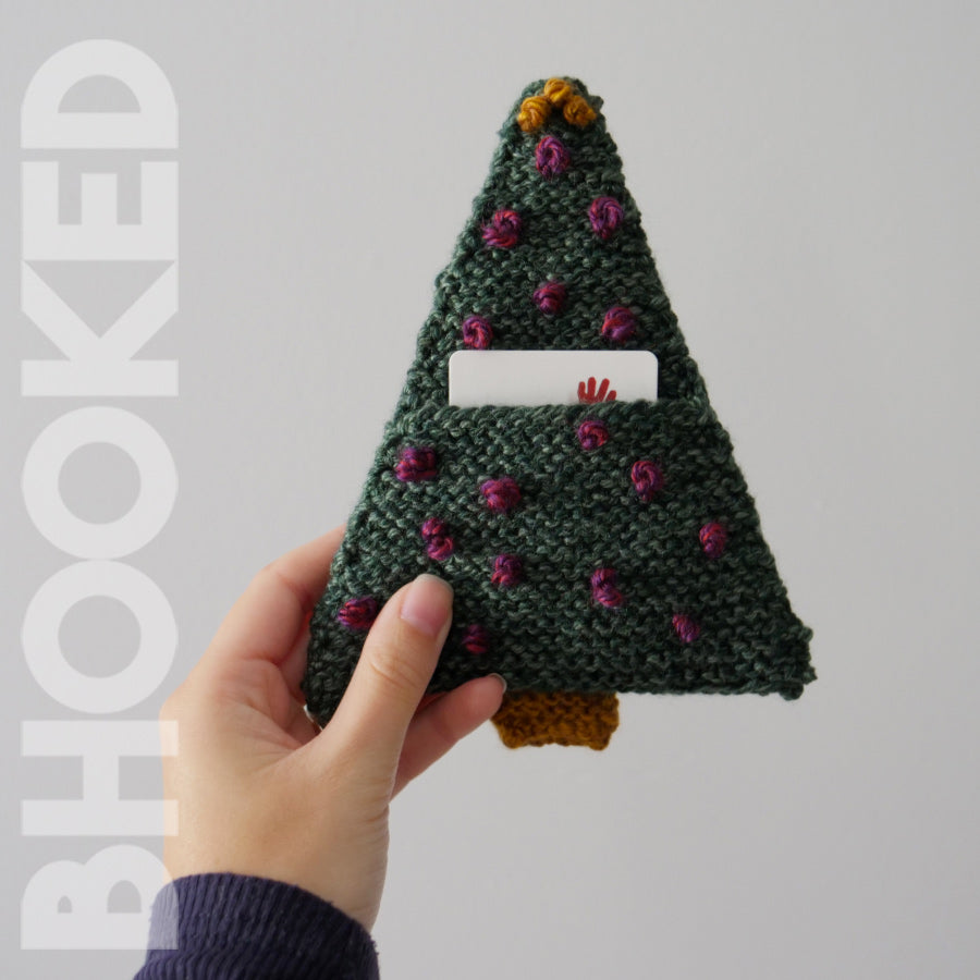 Knit Christmas Tree Card Holder PDF