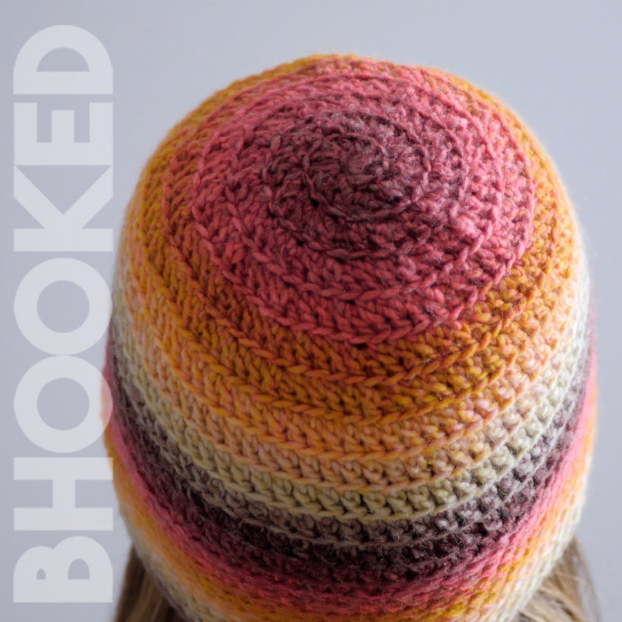 Spiral Crown Crochet Hat PDF