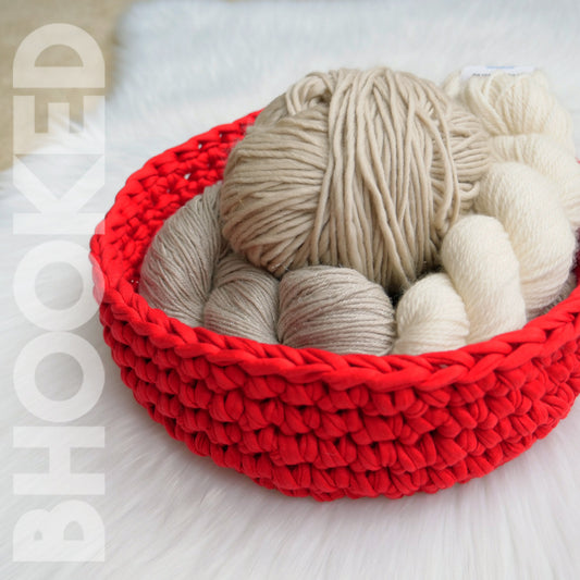 Crochet T-Shirt Yarn Bowl PDF