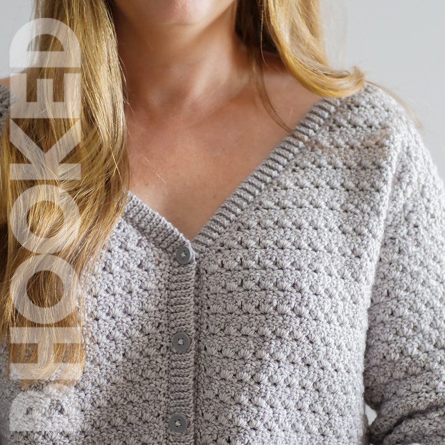 V-Neck Crochet Cardigan PDF