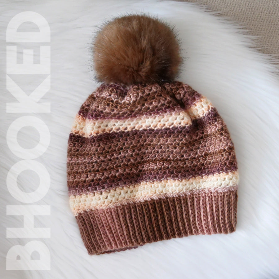 Woven Stitch Crochet Hat PDF